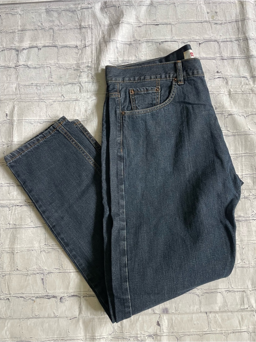 Mens Levi's Dark Wash Slim Straight Jeans
